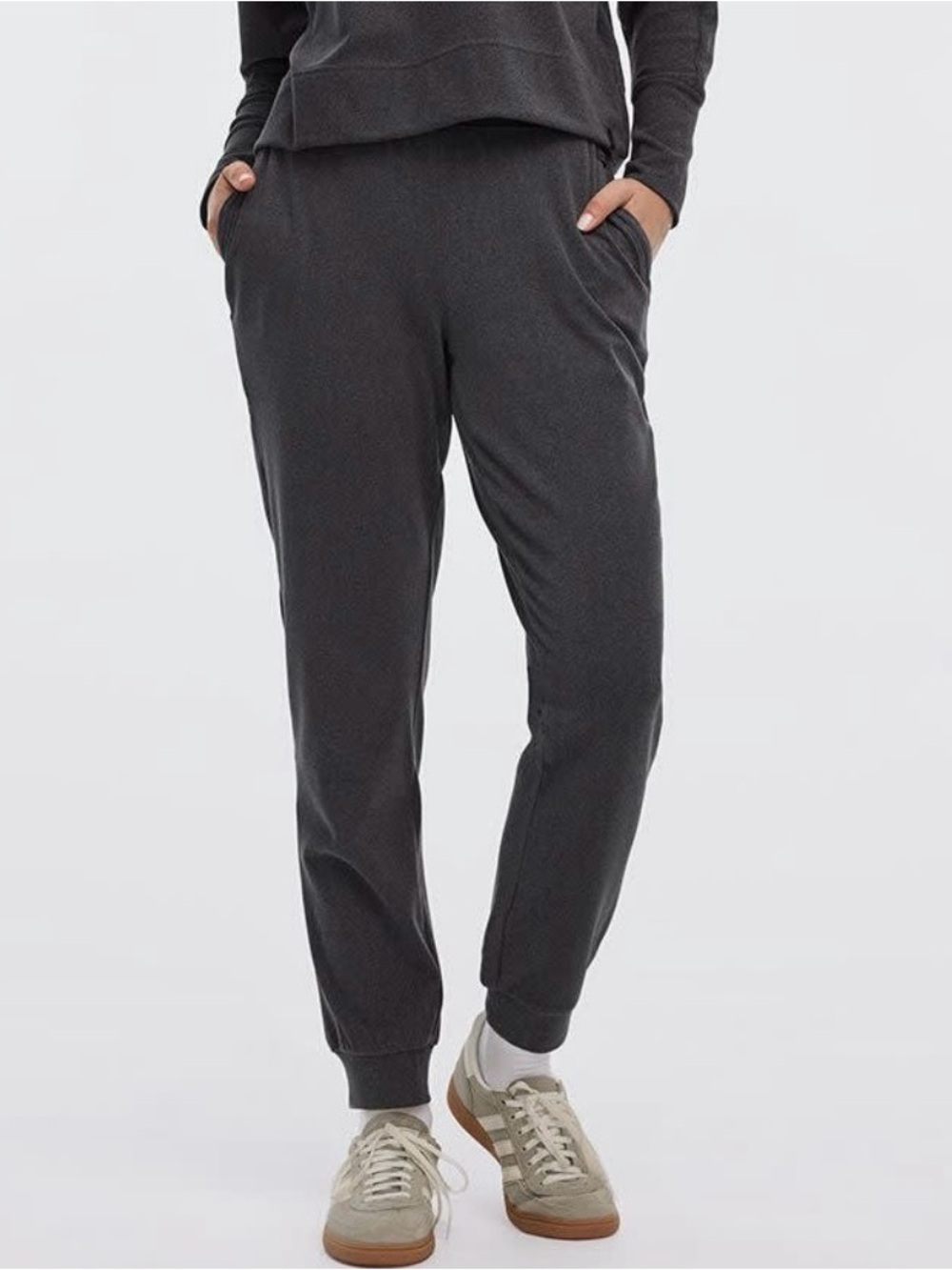 Women’s Plus Charcoal Lounge Jogger Pants